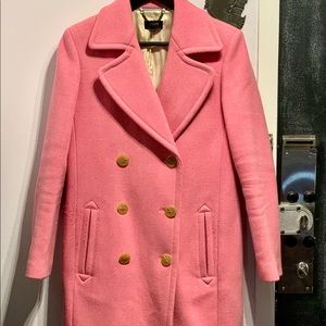 J Crew Pink Pea coat 6